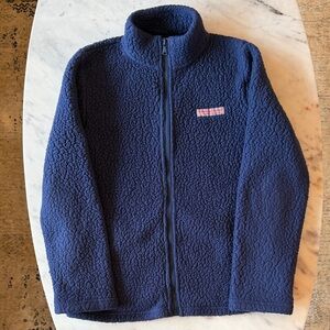 Vineyard Vines Kids Blue Fleece Jacket M 12/14